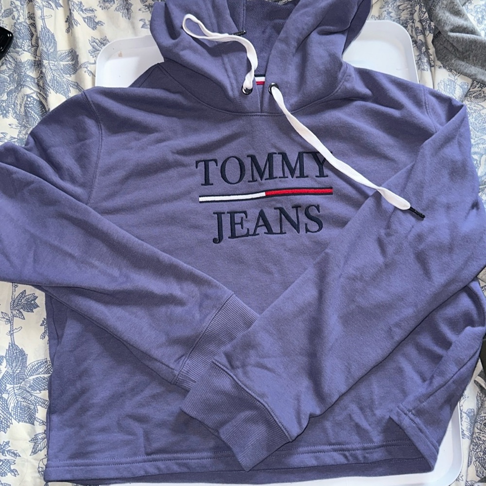 Tommy jeans purple hoodie